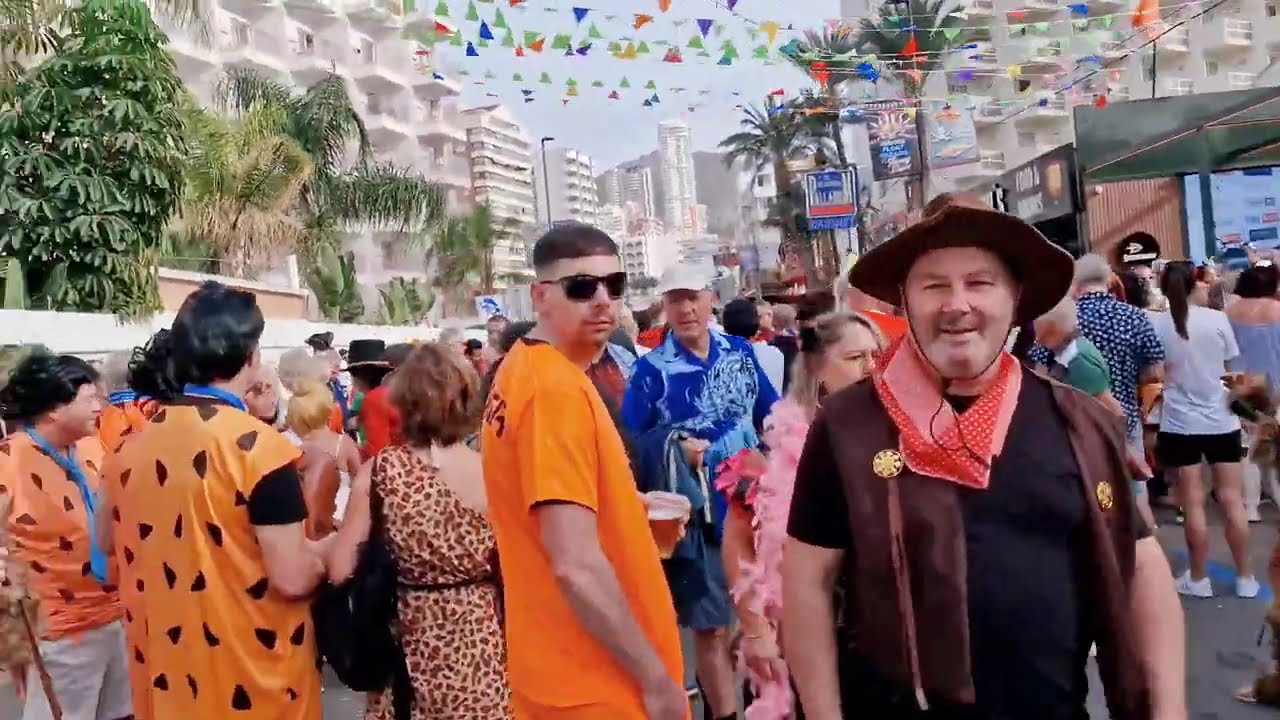 INSANE Fancy Dress Day Goes Wild Street Party in Benidorm!