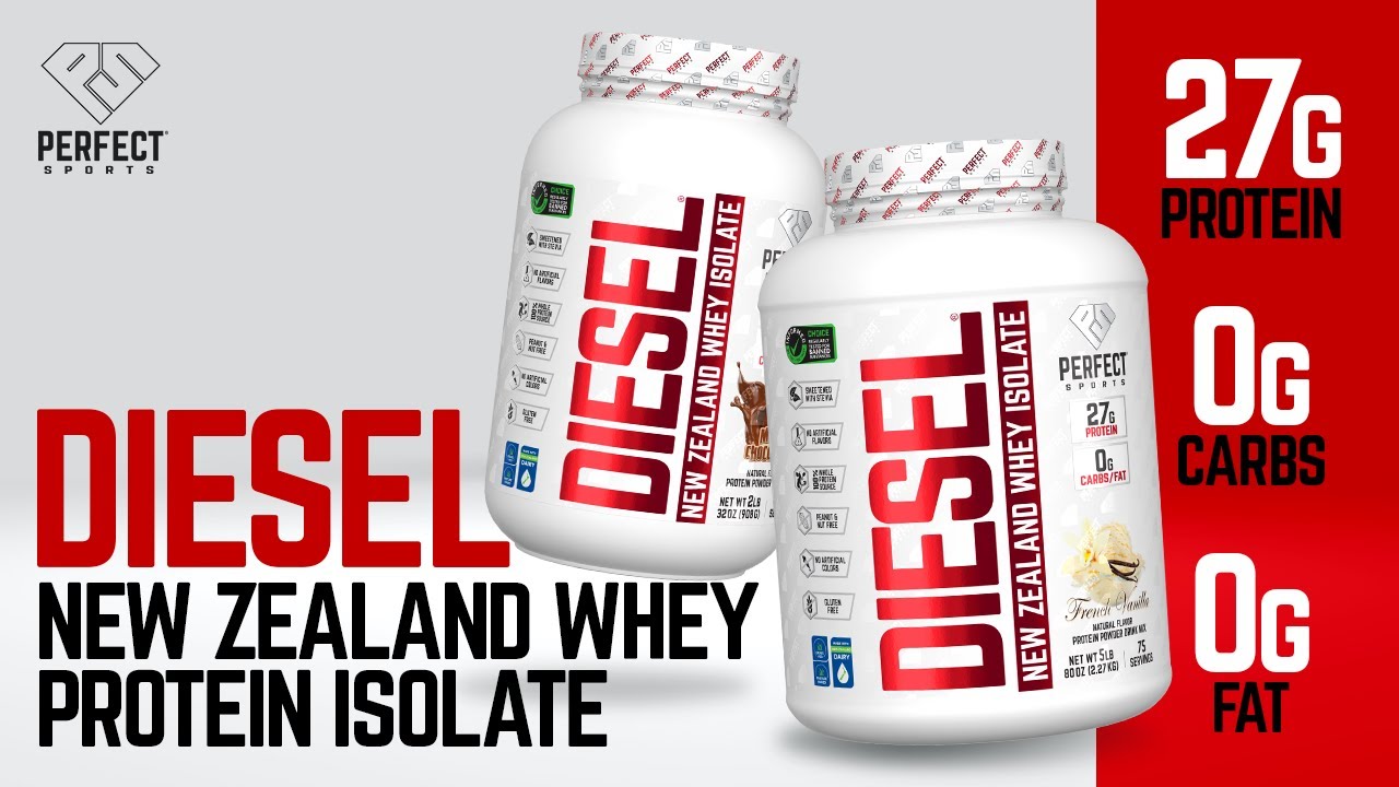 DIESEL New Zealand Whey Protein Isolate - Everything a Protein Should Be.