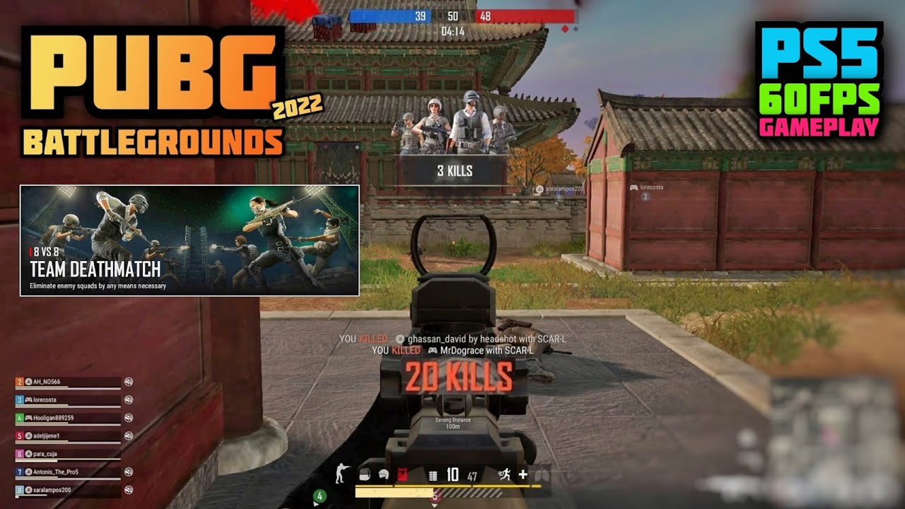 PUBG PS5 Gameplay [60FPS] Team Deathmatch TDM