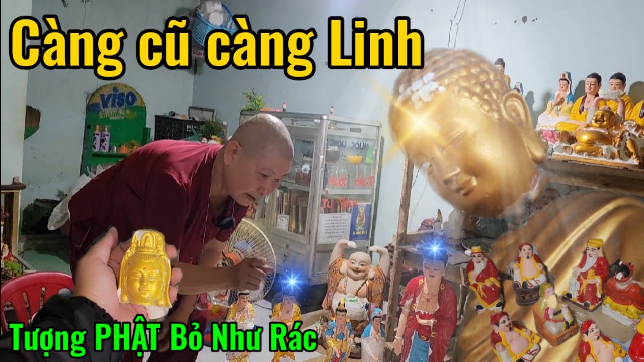 Dợn óc nhiều tượng phật không đầu linh ứng bị bỏ như rác được cô huệ cứu vớt