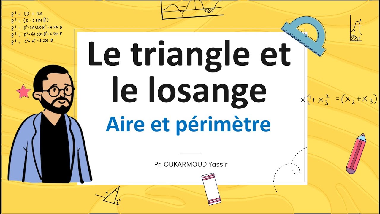 Aire et périmètre triangle et losange - CE5 - CM2