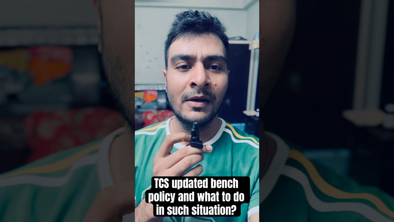 What to do when you are on bench || TCS updated bench policy #salesforce #interview