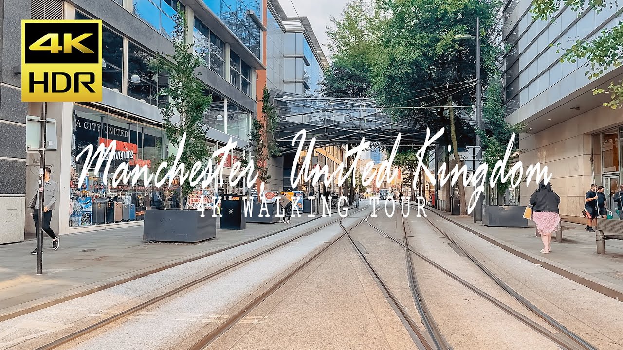 St. Ann's Square Manchester Walking Tour 🇬🇧 | 4K HDR City Walk UK