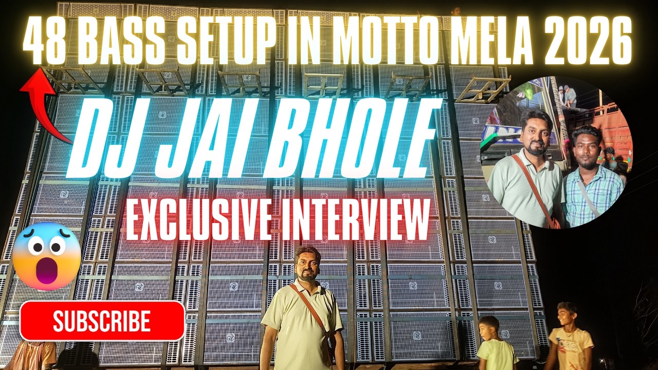Dj Jai Bhole Jharkhand 48 Bass 💥 setup loading in Motto Mela 2026 Odisha #dj #mottomela #djjaibhole