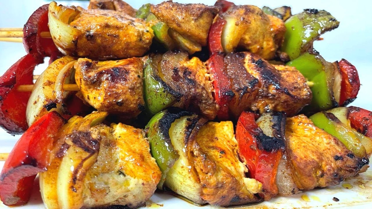 1/2 KILO CHICKEN GAWIN MONG ESPESYAL NA KEBAB SA KAWALI  I PAN GRILL CHICKEN KEBABS