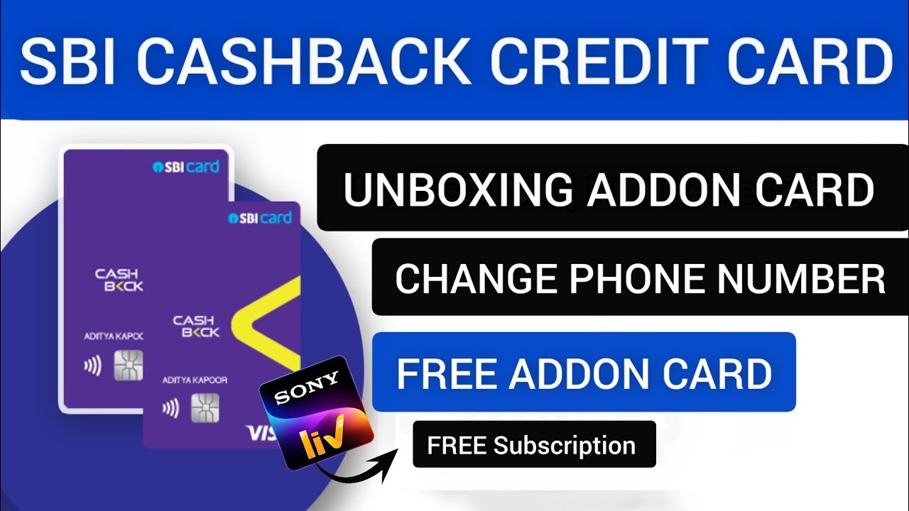 SBI Addon Cashback Credit Card Unboxing | PIN Generation | Activation | Add or Change Mobile Number