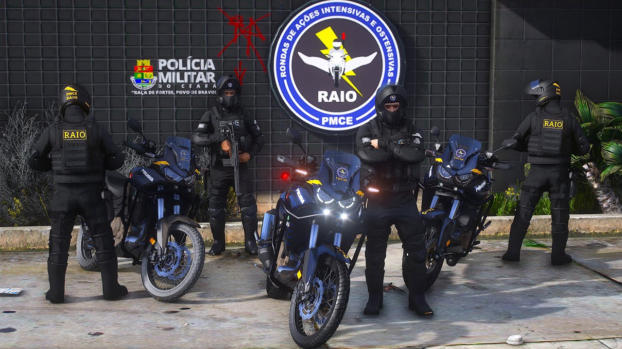 CONFRONTO com CPRAIO PMCE ⚡/ PINOTE | GTA 5 POLICIAL