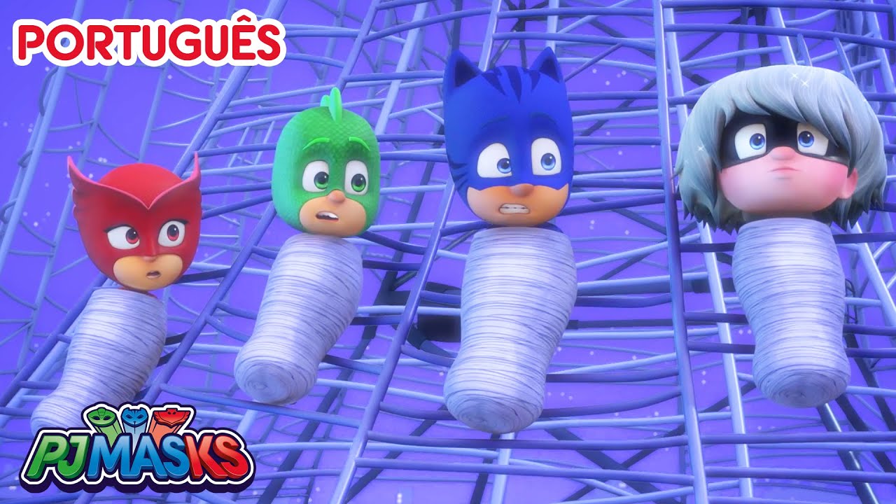 Heróis Presos na Teia de Aranha! | PJ Masks em Português episódios completos | #pjmasksemportugues