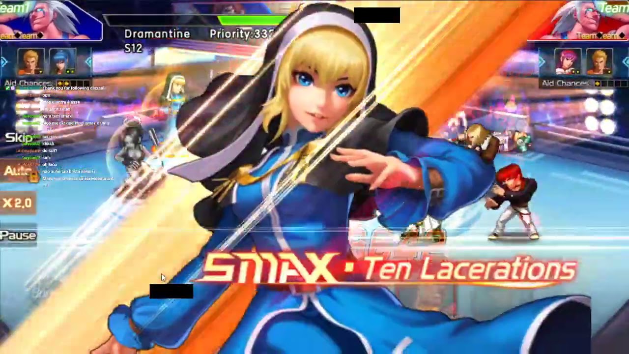 kof 98 um ol - llive 580: Draw da segunda arma do Ralf!