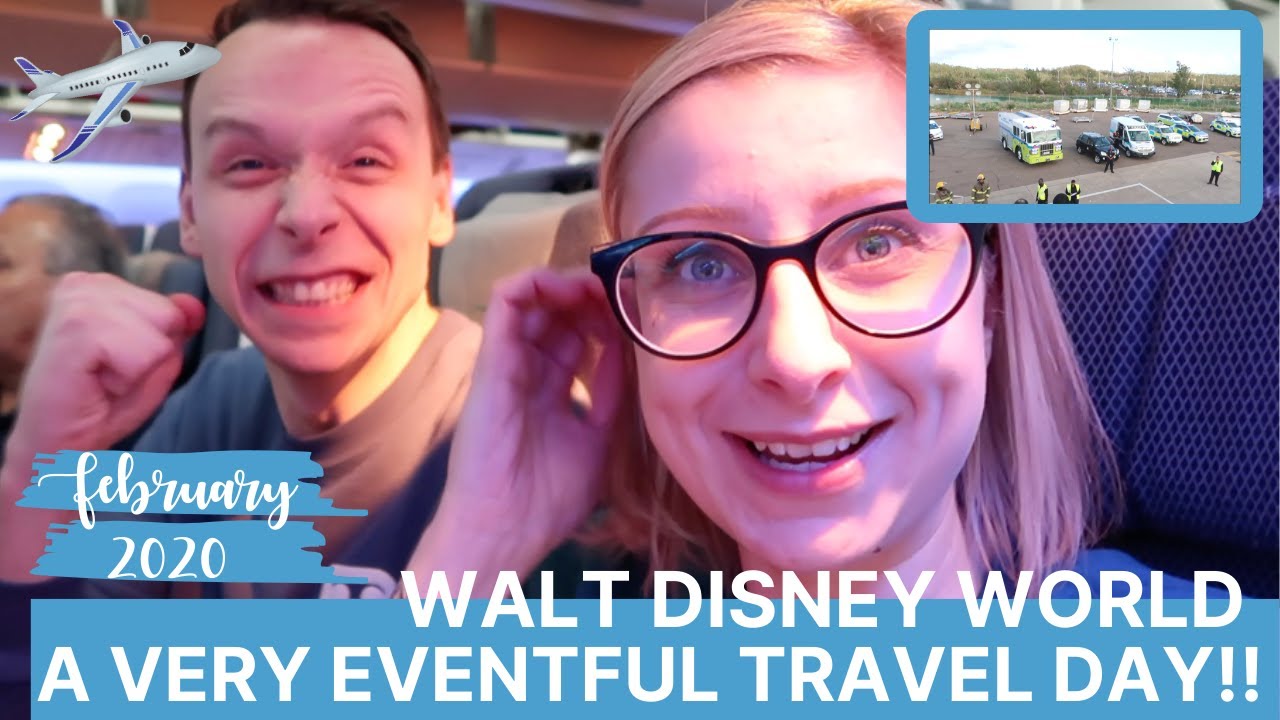 EMERGENCY LANDING!! ✈️ disney world travel day & port orleans ✨ Feb '20