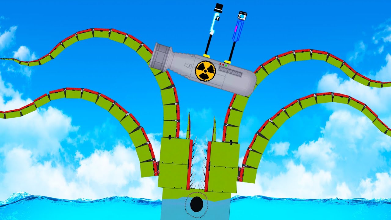 We Fed a Nuke to a Massive Kraken in People Playground!