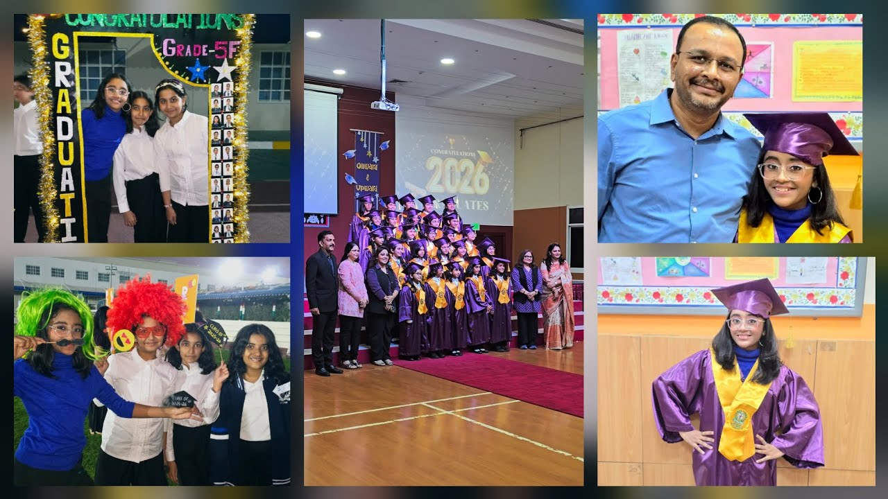 Level up complete 🎓 Senior wing, here I come — will miss our amazing teachers!