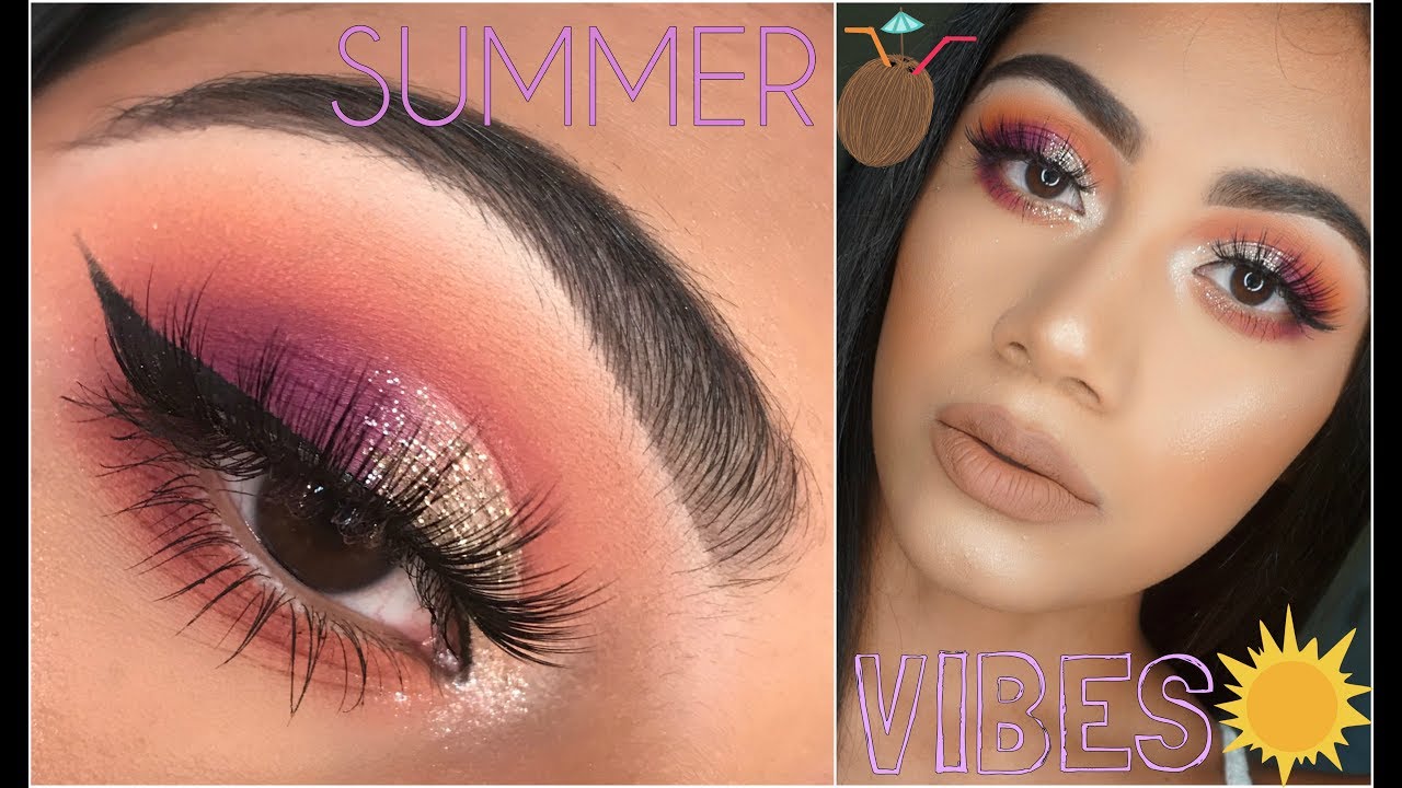 SUMMER GLAM MAKEUP TUTORIAL | 2017