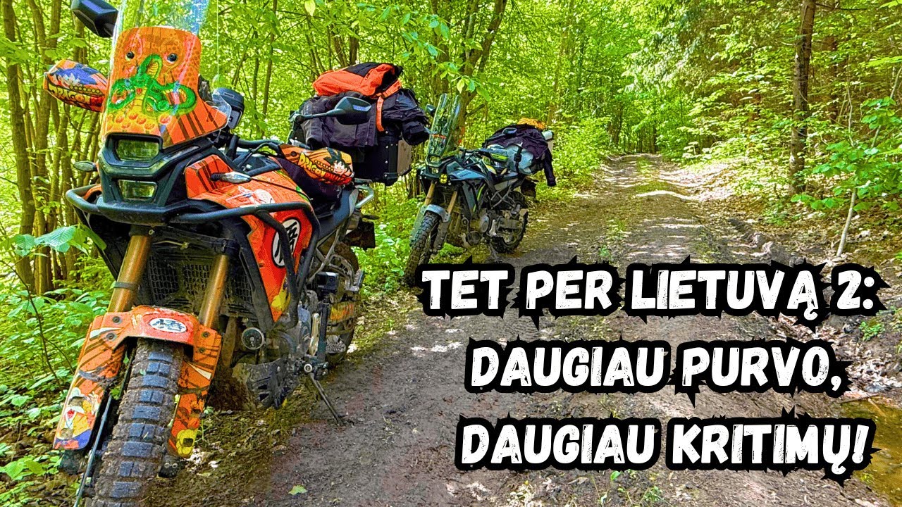 TET Lietuva, 2 diena daugiau kritimų, daugiau purvo – bet pagaliau saulė! CFMoto 450MT