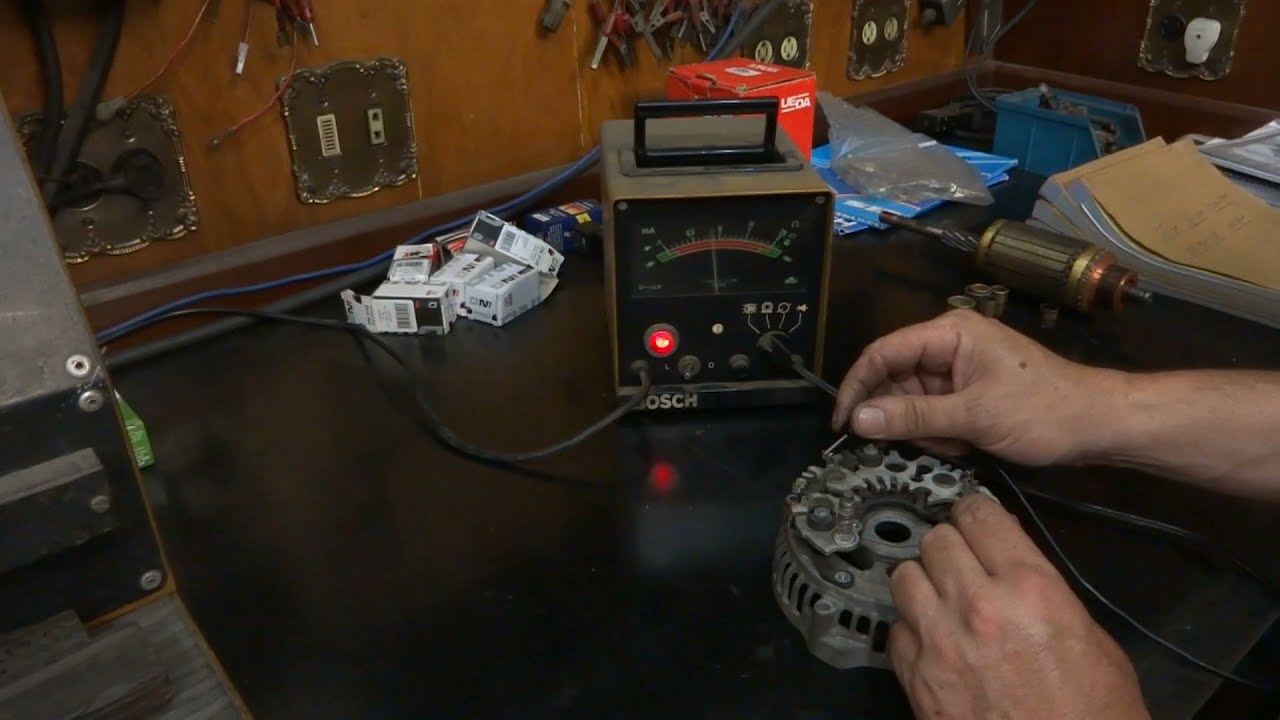 Vendo / Teste Dos Componentes Do Alternador