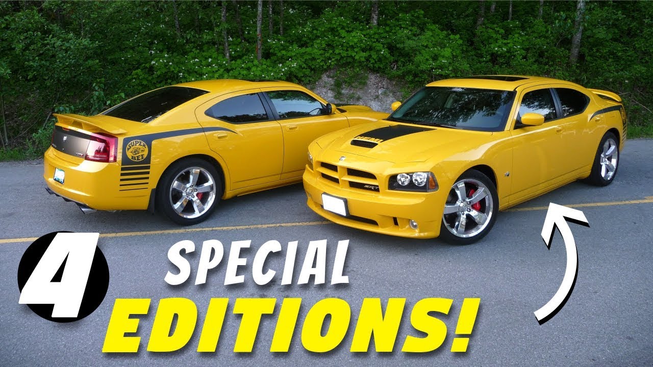 4 Special & Limited Edition Dodge Charger Models - RARE!