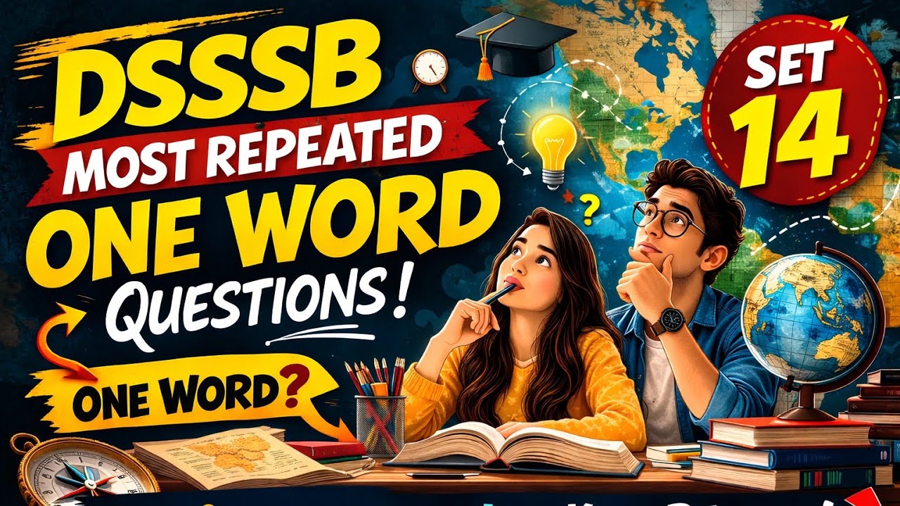 One Word Substitution Practice Set 14 | DSSSB/SSC/All Exams English Vocabulary