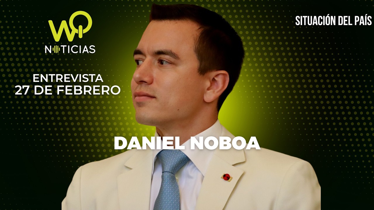 Daniel Noboa, Presidente de la república.