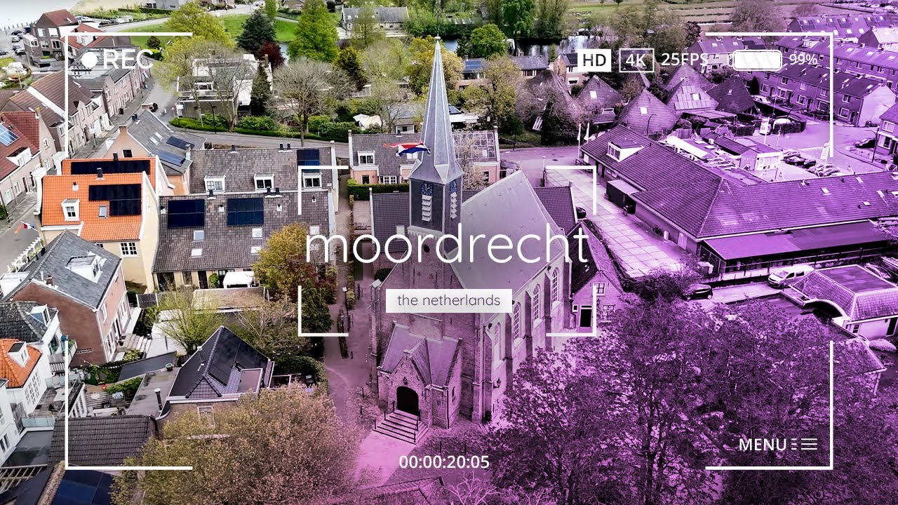Soaring above Moordrecht | A drone's eye view of a Dutch village