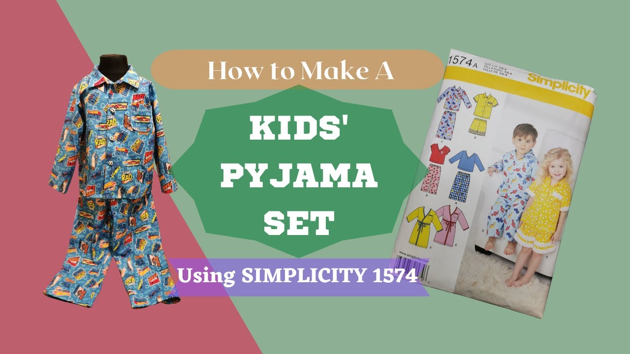 Как сшить детскую пижаму с помощью Simplicity 1574