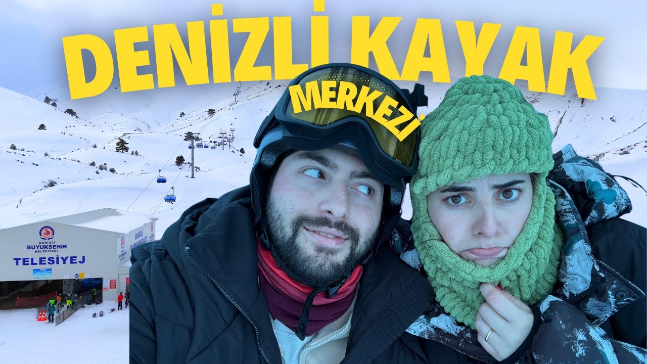 DENİZLİ KAYAK MERKEZİ ⛷️🏂 | Çok zorlandık !