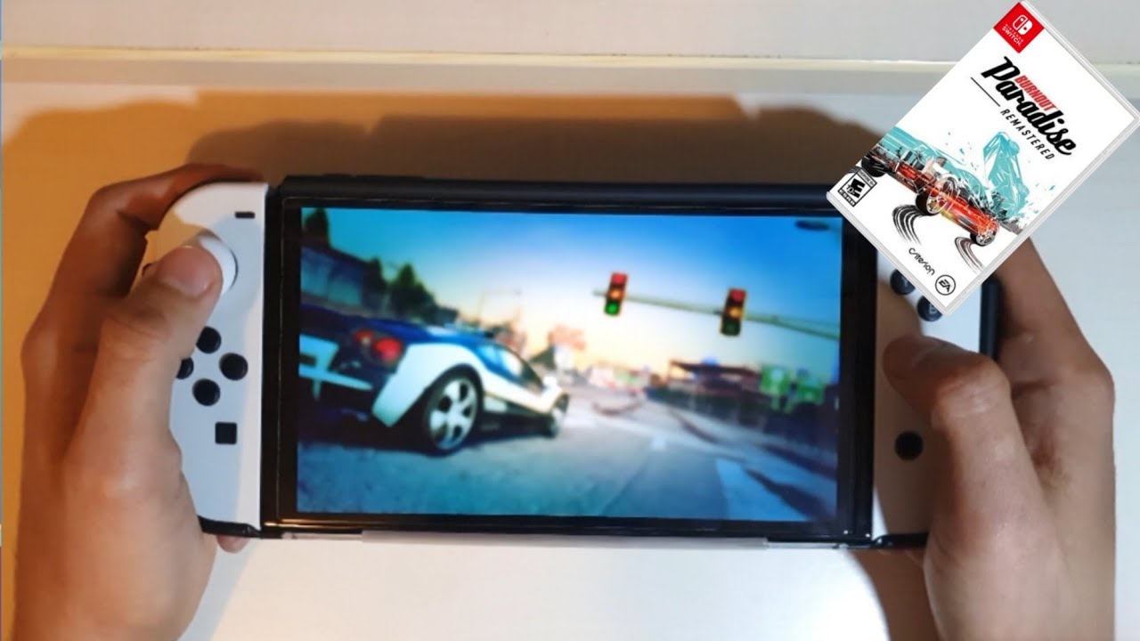 BURNOUT PARADISE  Remastered || NINTENDO SWITCH OLED || GamePlay 🎮  Modo Portátil.