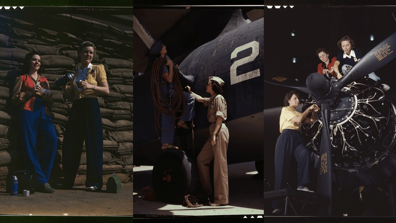 Women at World War II 28 Rare Photos Colorized