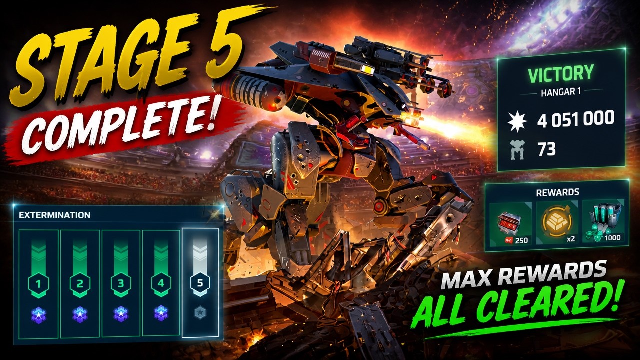 [WR] EXTERMINATION STAGE 5 -  ИСТРЕБЛЕНИЕ 5  | 20.05.2026 | WAR ROBOTS