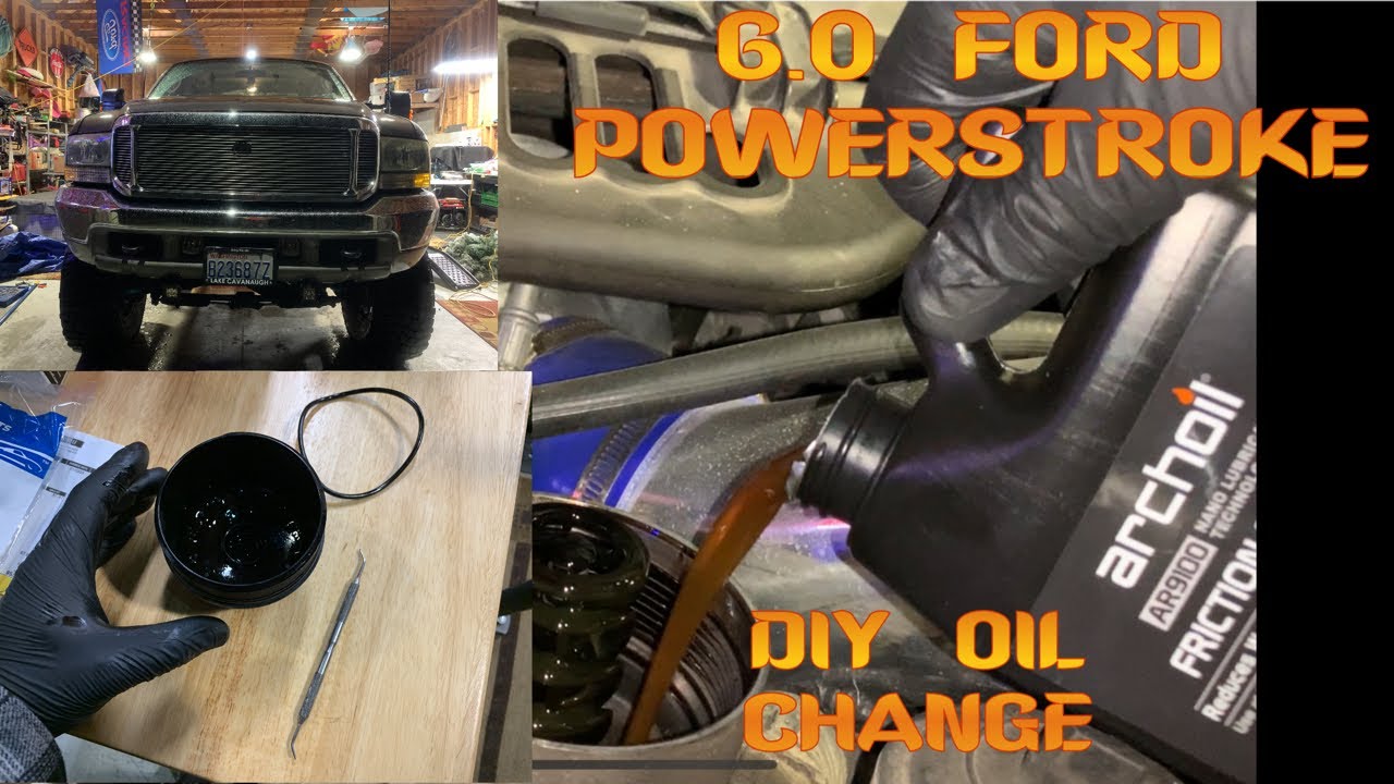 6.0 Liter Ford Powerstroke Diesel DIY Oil Change Tips & Tricks
