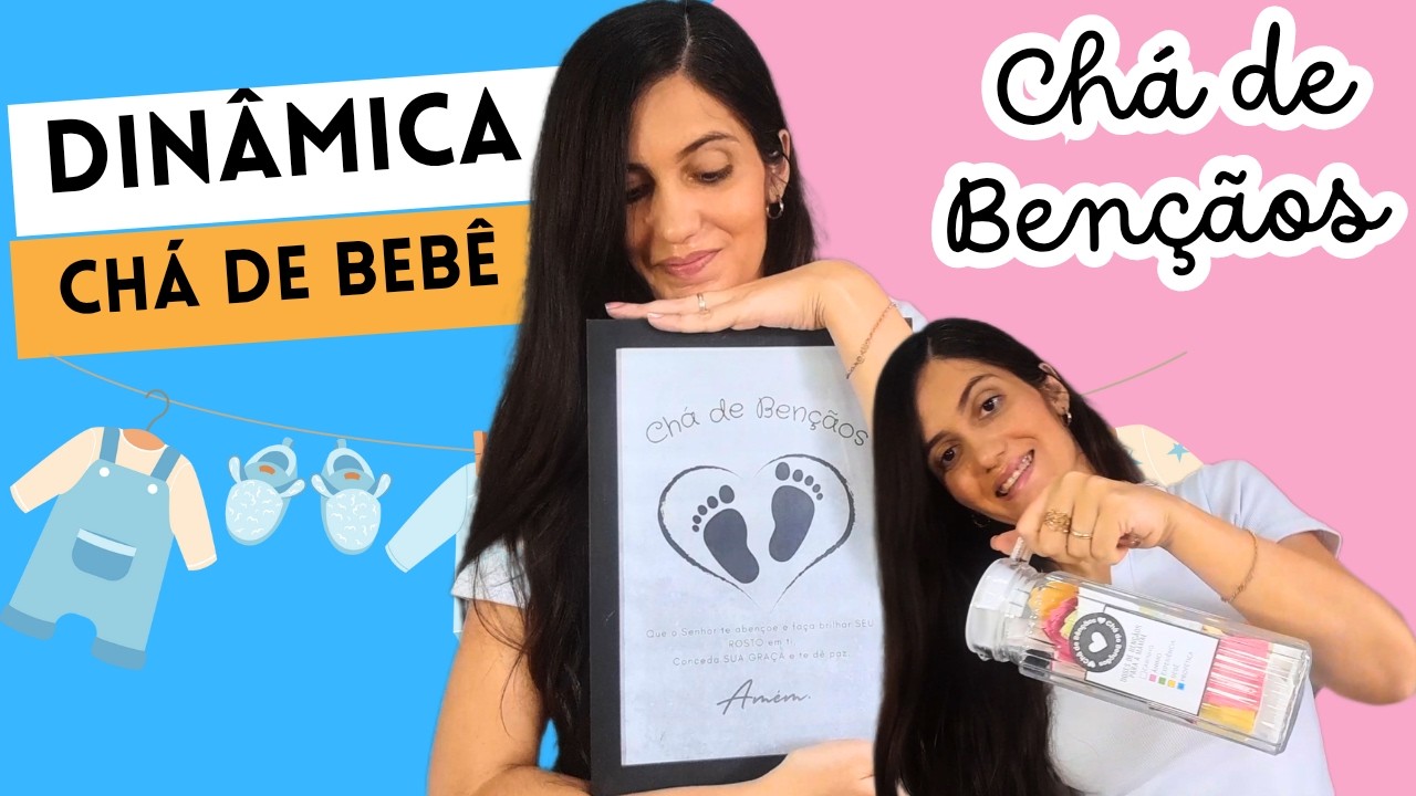 🩵🩷DINÂMICA PARA CHÁ DE BEBÊ + BRINCADEIRAS E IDÉIAS| Maellen Rodrigues #chadebebe #dinamicas