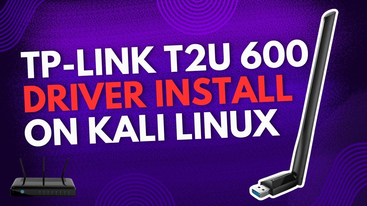 TP-Link AC600 T2U Driver Install on Latest Kali Linux. Fix all errors wlan0 not showing