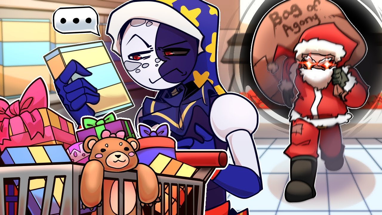 Moon is STALKED by SANTA CLAUS While Christmas Shopping....