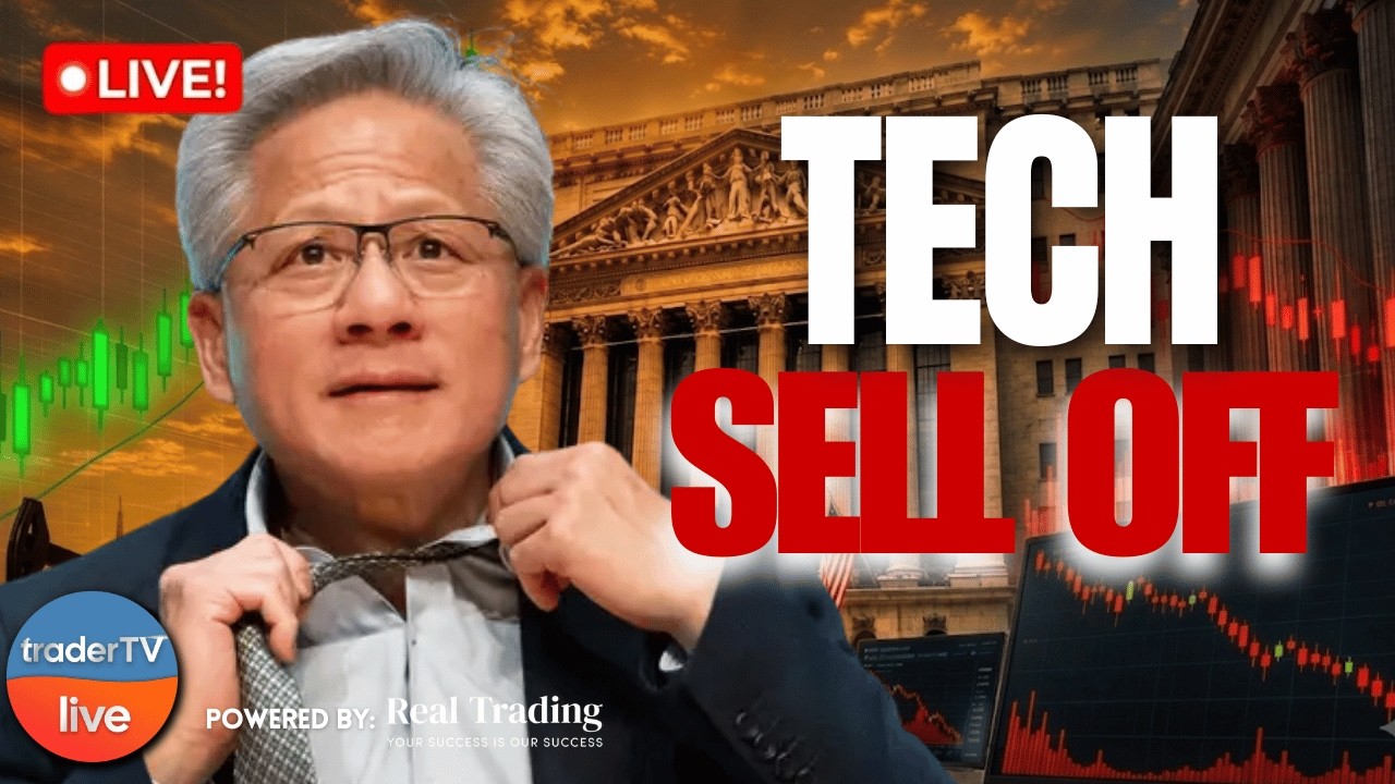 Stocks Slip as Oil Climbs & AI Stocks Sell Off ⚠️ Samsung Sparks Tech Drop | Stock Market Live