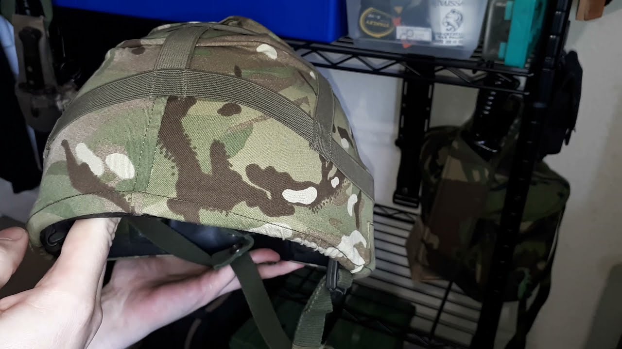British Military General Service MK6A Ballistic Nylon Helmet (collecting - prepping - airsoft etc)