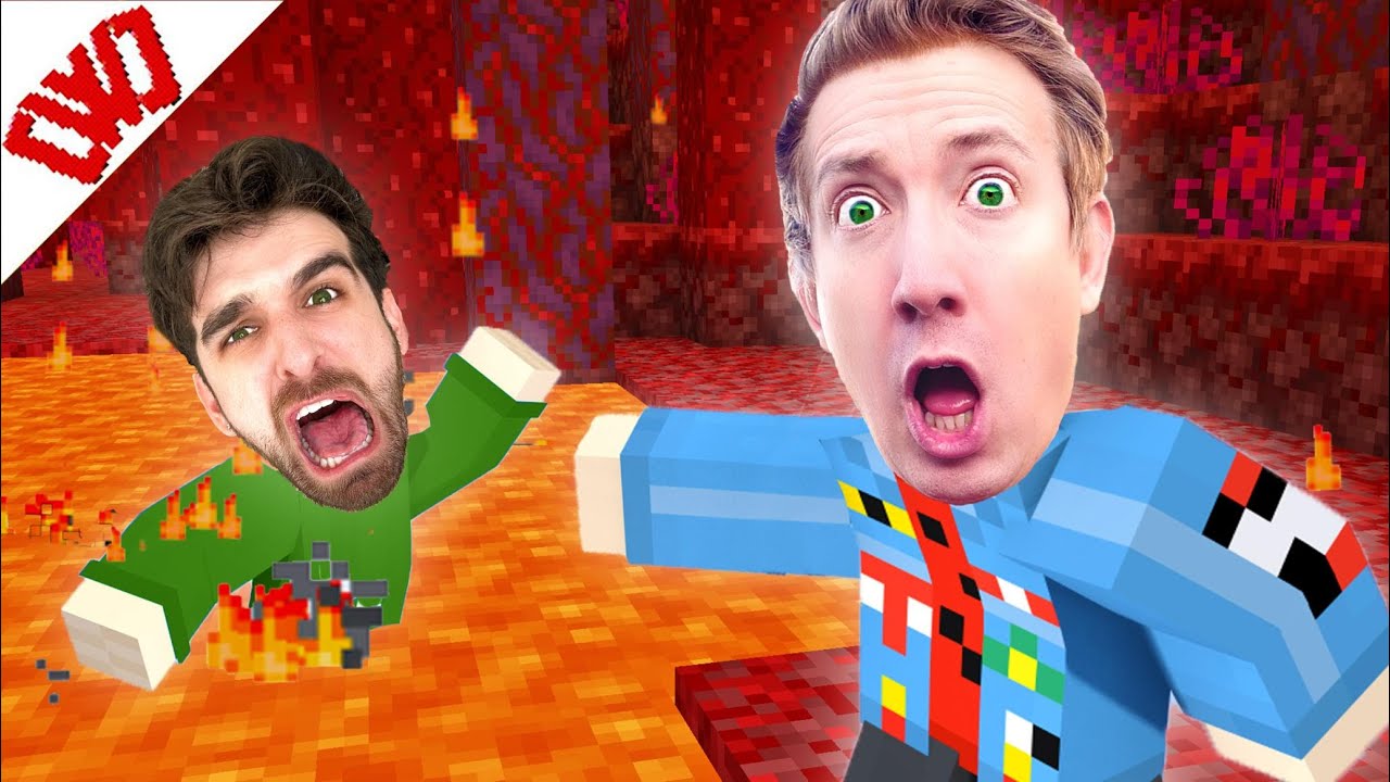 My FIRST NETHER Adventure in Minecraft!