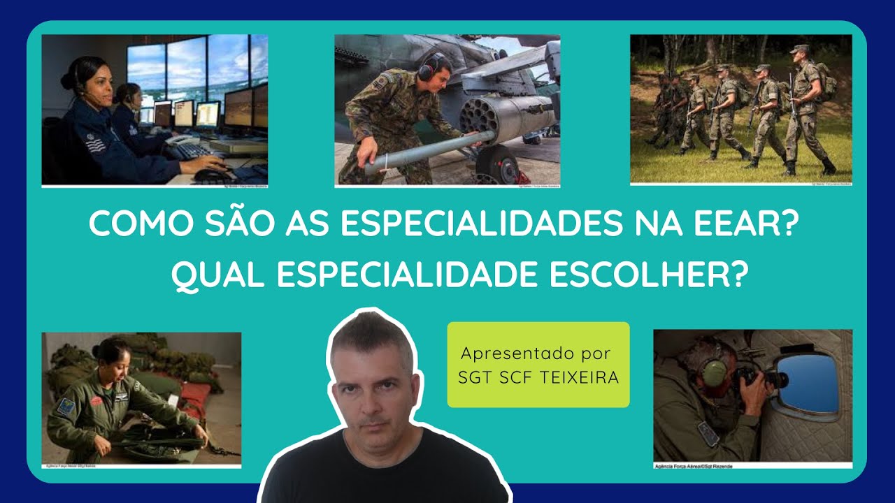 QUAL ESPECIALIDADE ESCOLHER NA EEAR?
