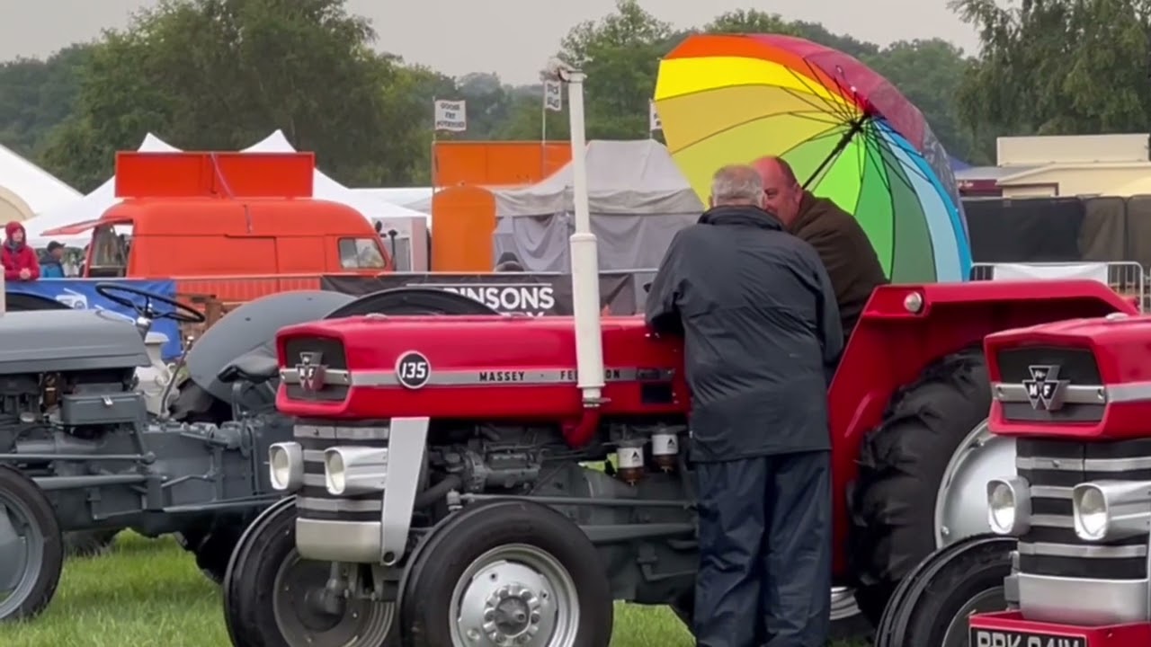 Royal Cheshire Show 2023 - Vintage Tractors - A Wet Tuesday