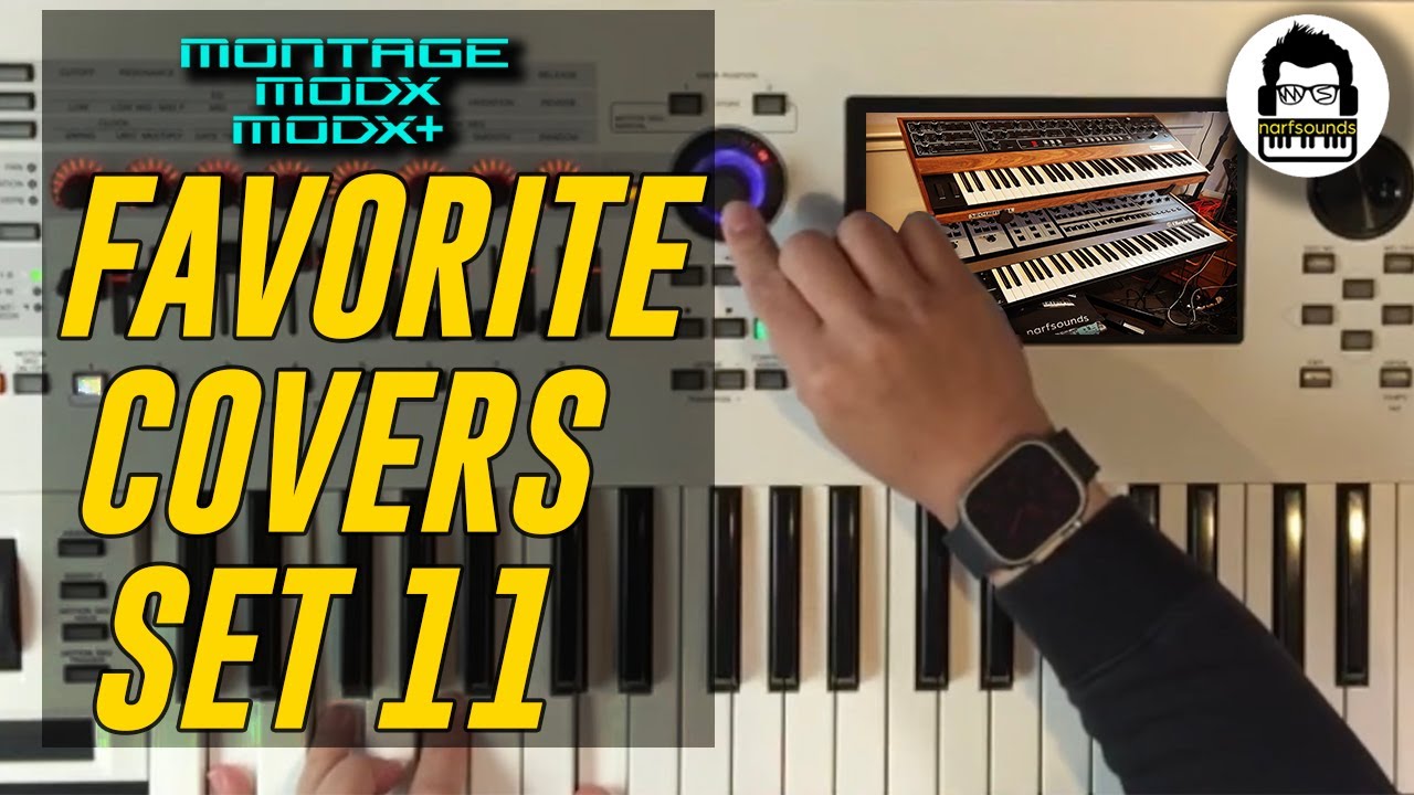 Yamaha Montage M MODX MODX+ Favorite Covers Set 11 | 80s Synth Keyboard Cover Sound Library |OBX8 P5