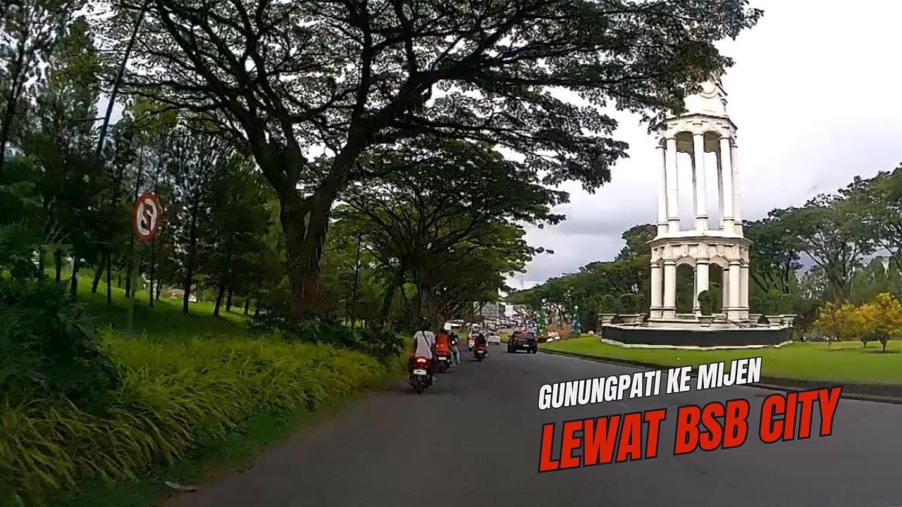 Rute terbaik Perjalanan dari Gunungpati sampai Mijen Semarang, melewati BSB City