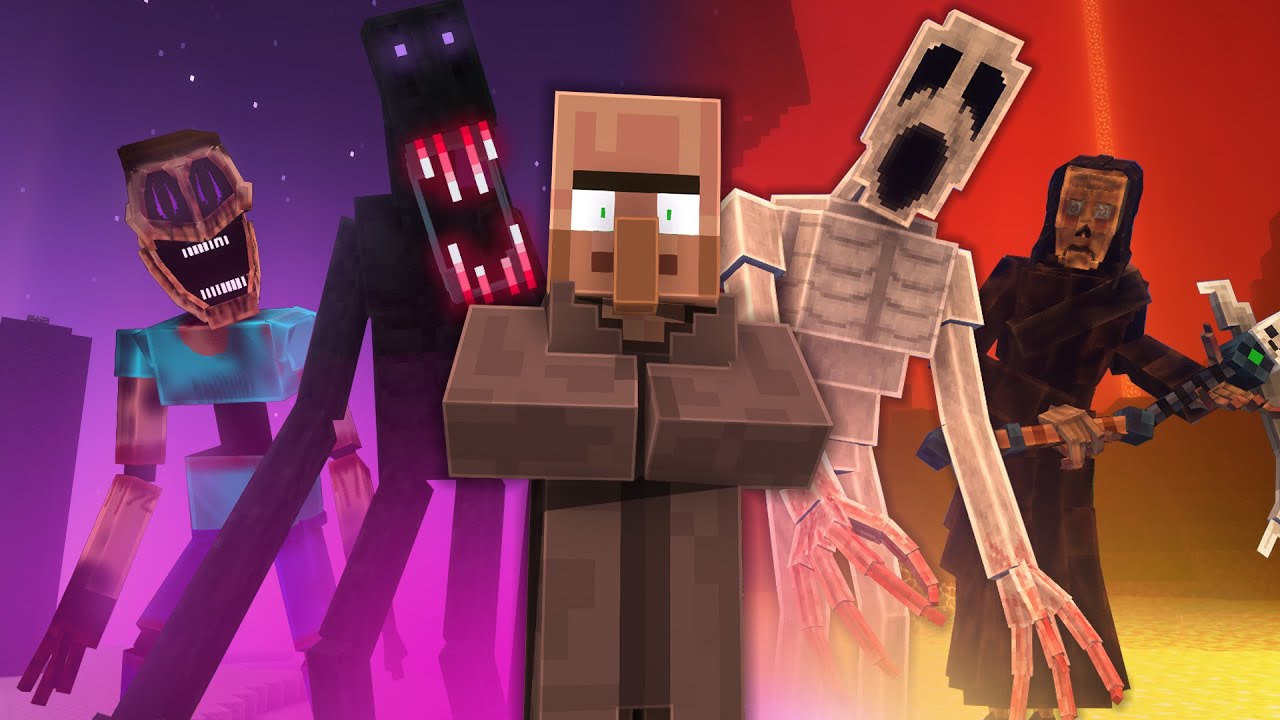 Житель деревни, переживший самые тревожные моды Minecraft!
