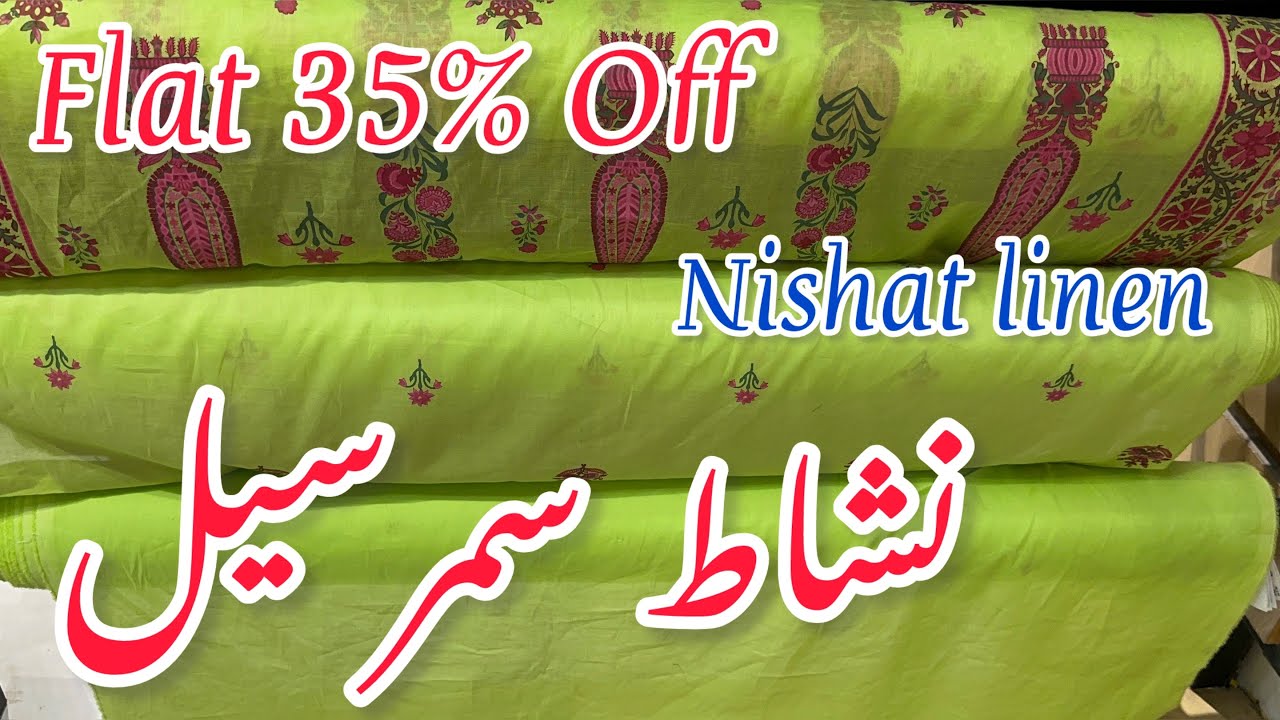 Nishat summer sale Flat 35% Off | Nishat Freedom To Buy Collection ❤️