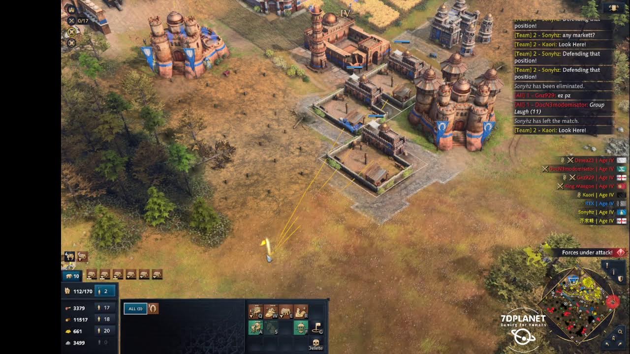 Age Of Empires IV Team Ranked Battle Match