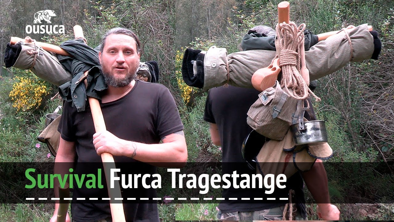 Survival Furca: Marsch-Tragestange nach Vorbild römischer Legionäre