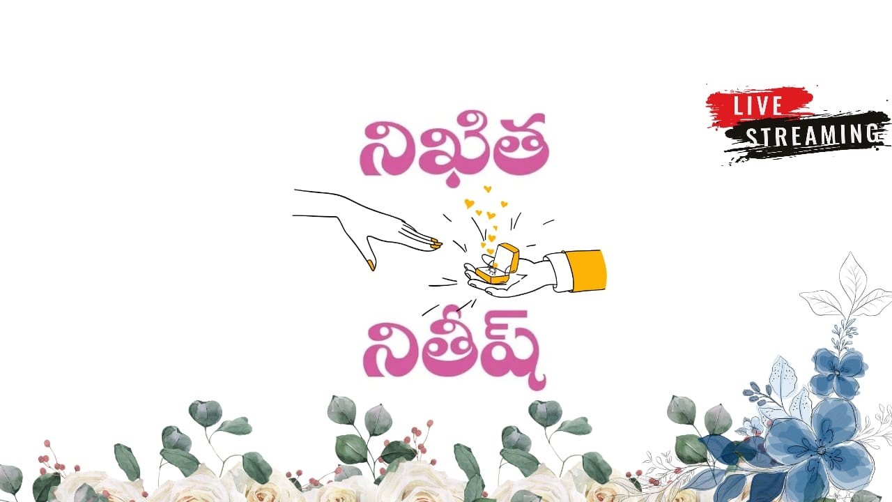Nikhitha & Nithish || Engagement || VEDHAS WEDDING FILMS