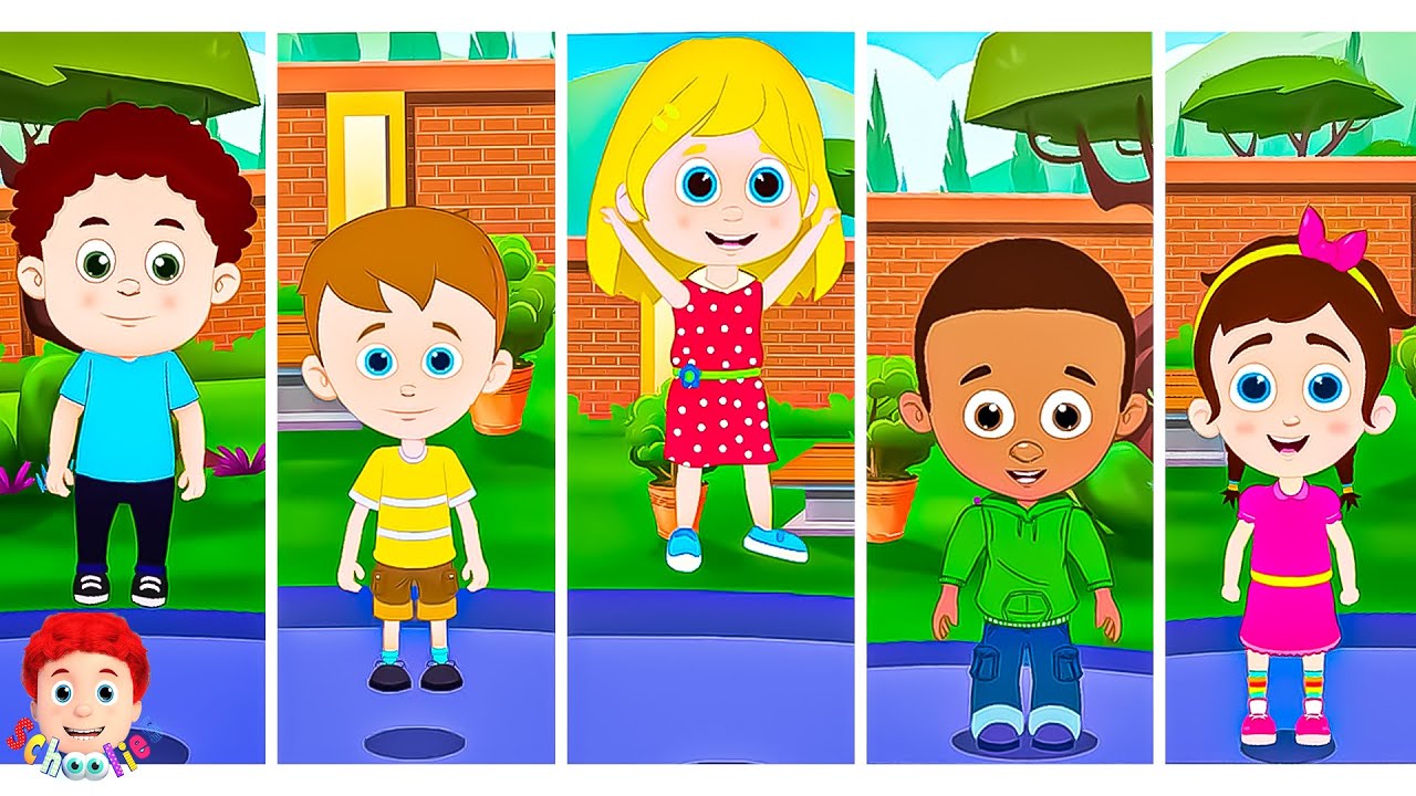 Five Little Babies Nursery Rhyme for Children by Schoolies