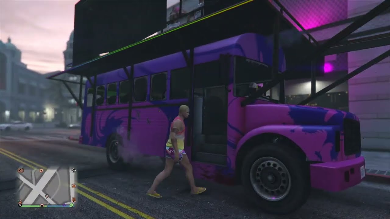 GTA 5 Online - &Ocirc;nibus de festival