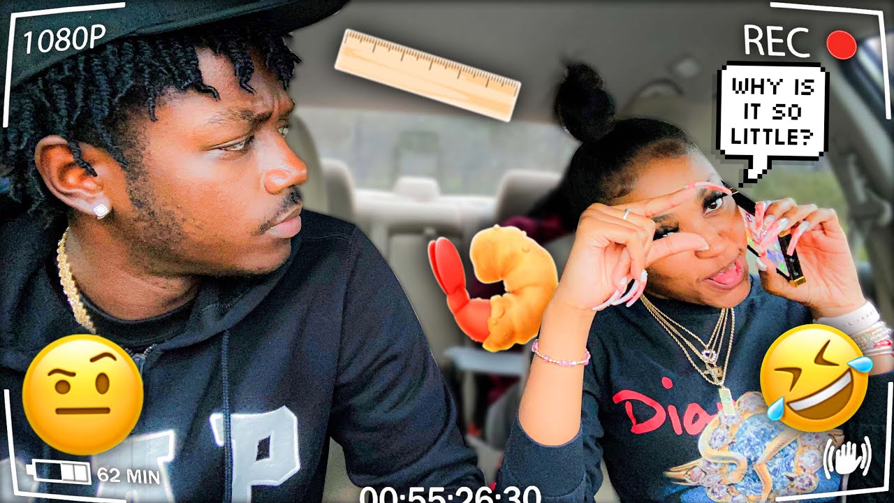 TELLING MY FRIEND MY BOYFRIEND HAS A SHRIMP! *HE WENT OFF*