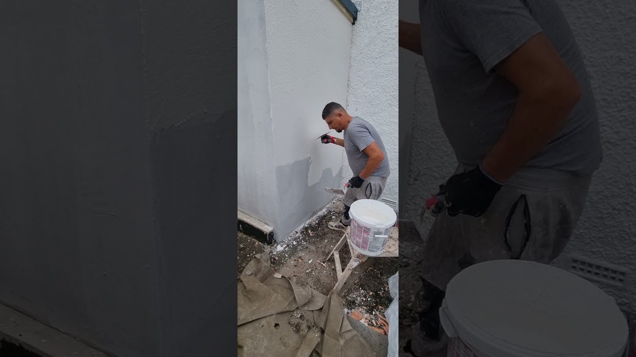Ceresit CT74 Silicone Render 1.5mm .FULL PROCESS. Tenculiala decorativa ceresit CT174 cum se aplica.