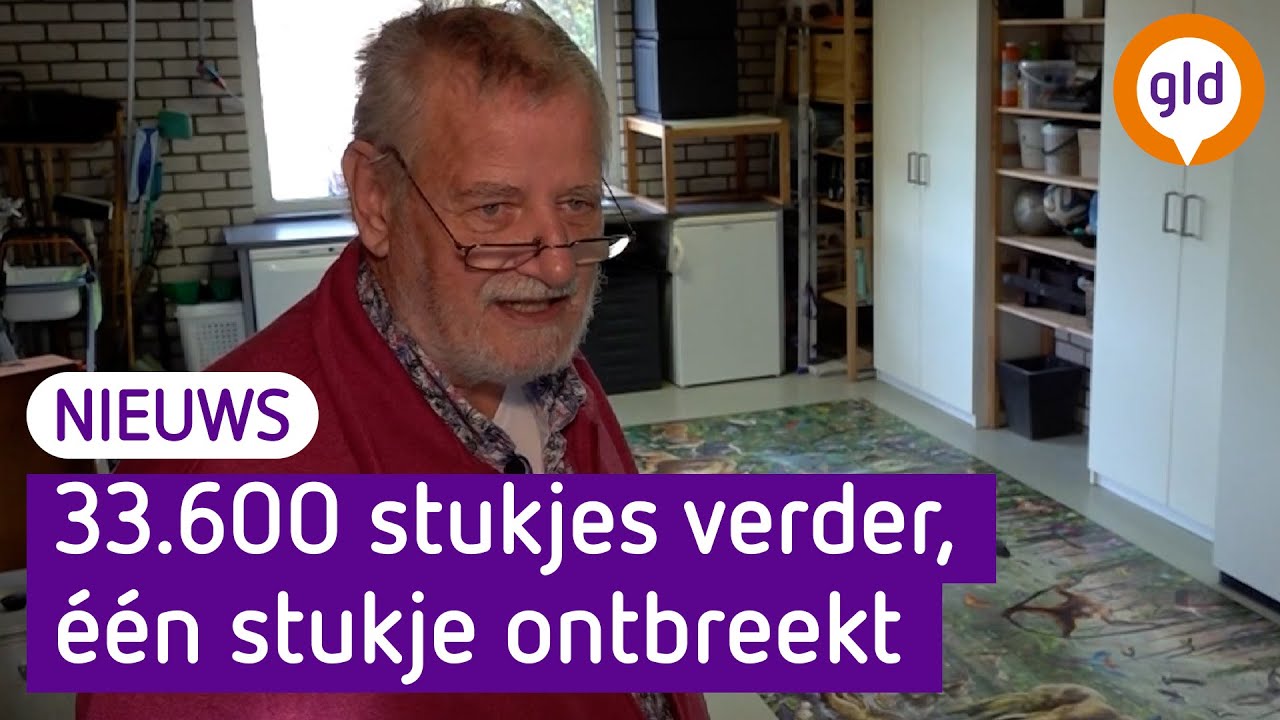 Jan is na twee jaar klaar met megapuzzel | Omroep Gelderland