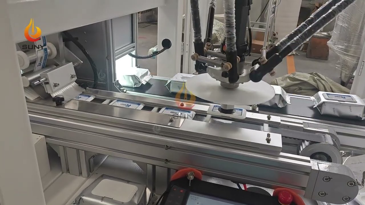 Wet Wipes Lid Applicator | Wet Wipes Capping Machine
